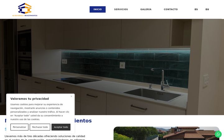 Screenshot of m2reformasyrevestimientos.com