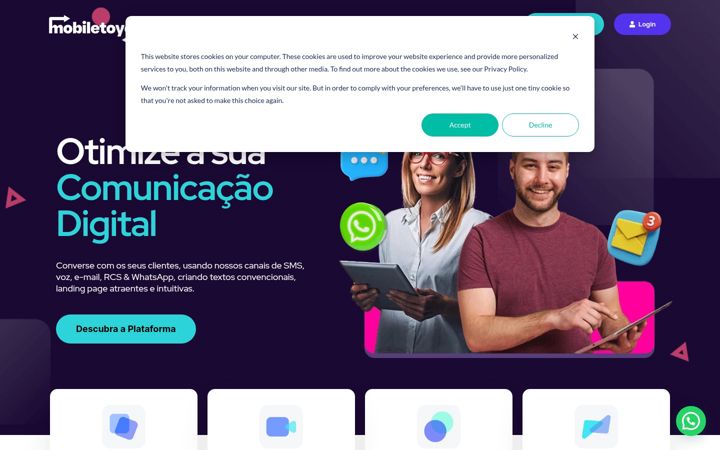Screenshot of m2usolutions.com.br