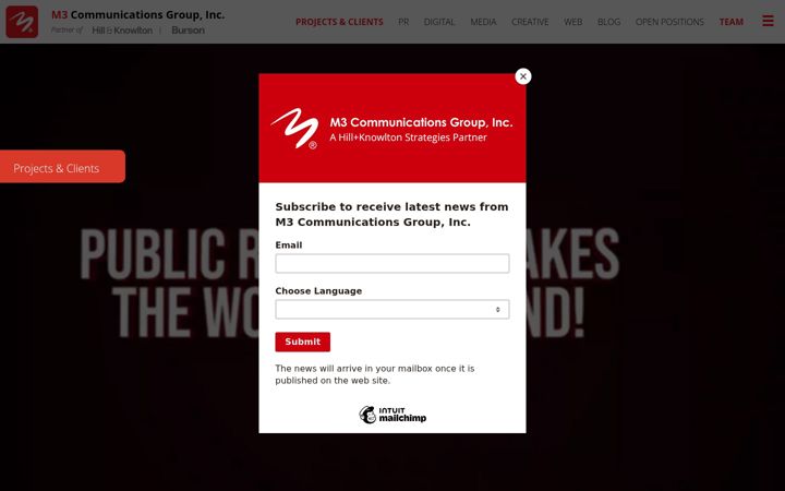 Screenshot of m3bg.com