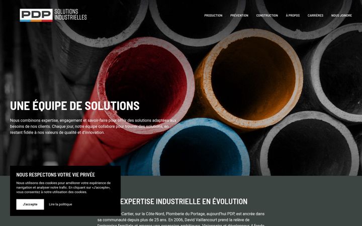 Screenshot of m3i-industriel.com