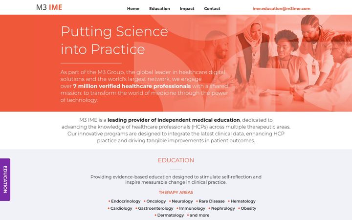 Screenshot of m3ime.com