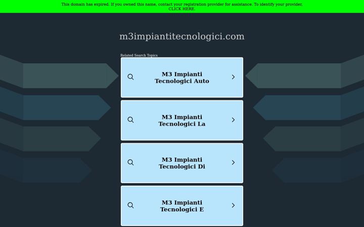 Screenshot of m3impiantitecnologici.com