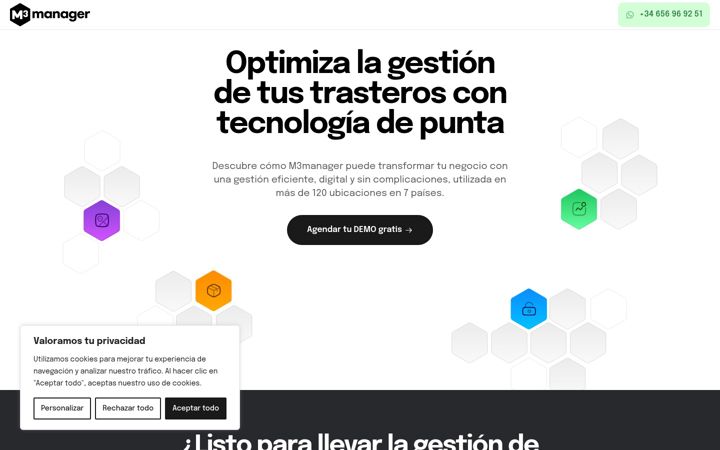 Screenshot of m3manager.com