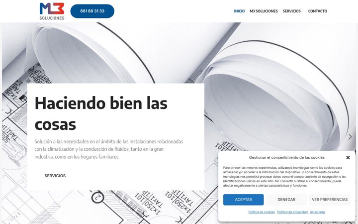 Screenshot of m3soluciones.es