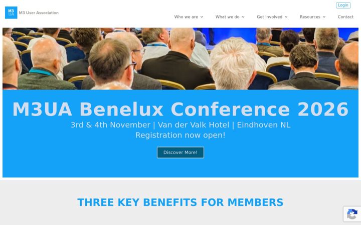 Screenshot of m3ua.org.uk