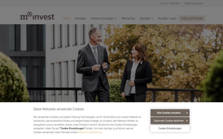 Screenshot of m4invest.de