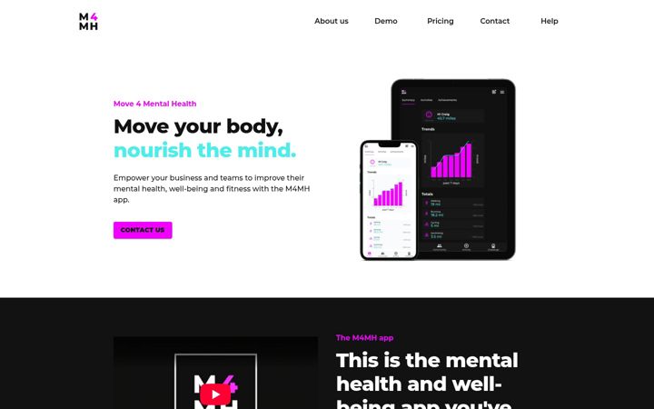Screenshot of m4mh.app