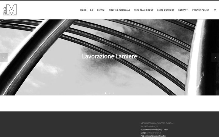 Screenshot of m4msrl.it