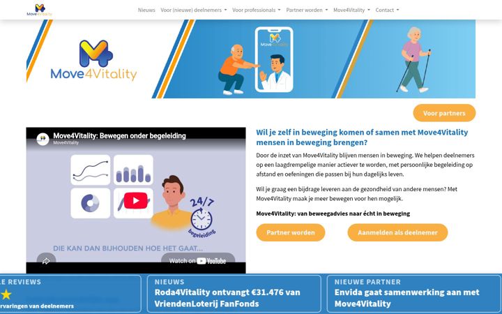 Screenshot of m4vit.nl
