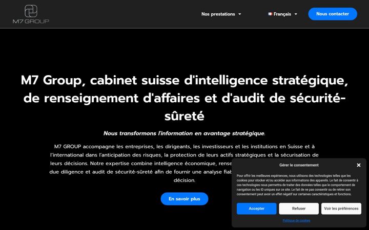 Screenshot of m7-group.ch