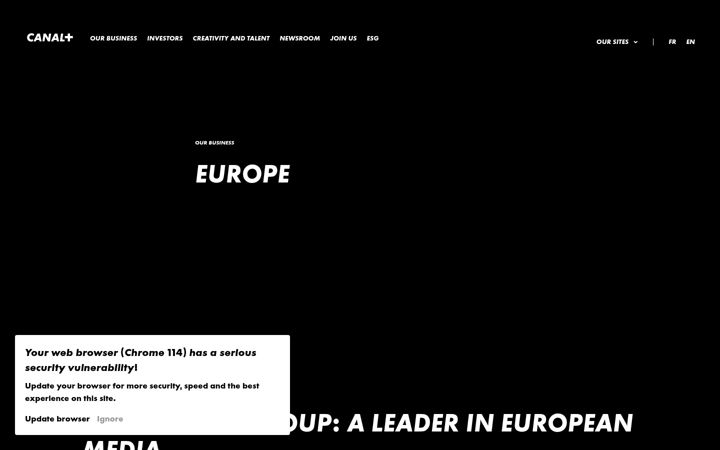 Screenshot of m7group.eu