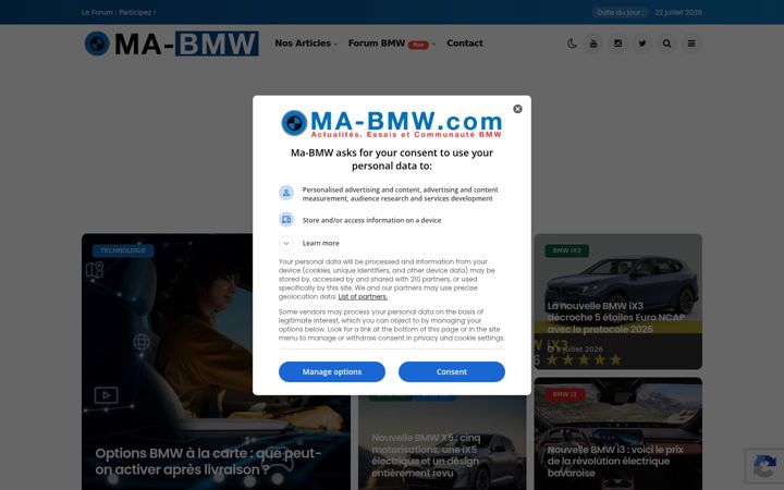 Screenshot of ma-bmw.com