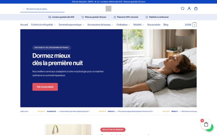 Screenshot of ma-boutique-ergonomique.com