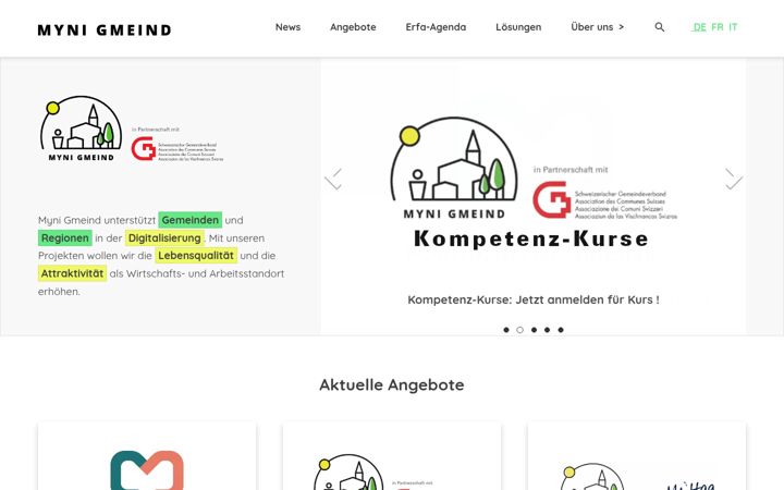 Screenshot of ma-commune.ch