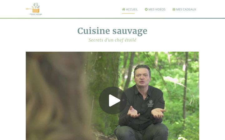 Screenshot of ma-cuisine-sauvage.com