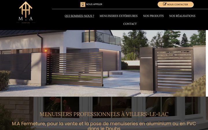 Screenshot of ma-fermeture.fr