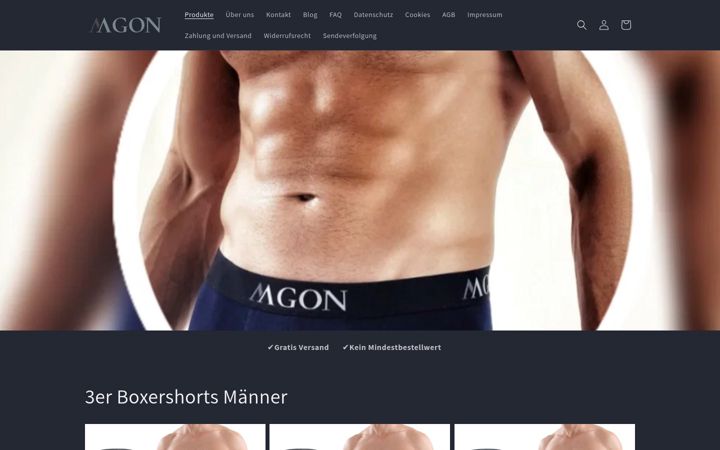 Screenshot of ma-gon.de