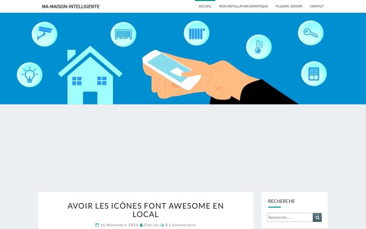 Screenshot of ma-maison-intelligente.fr