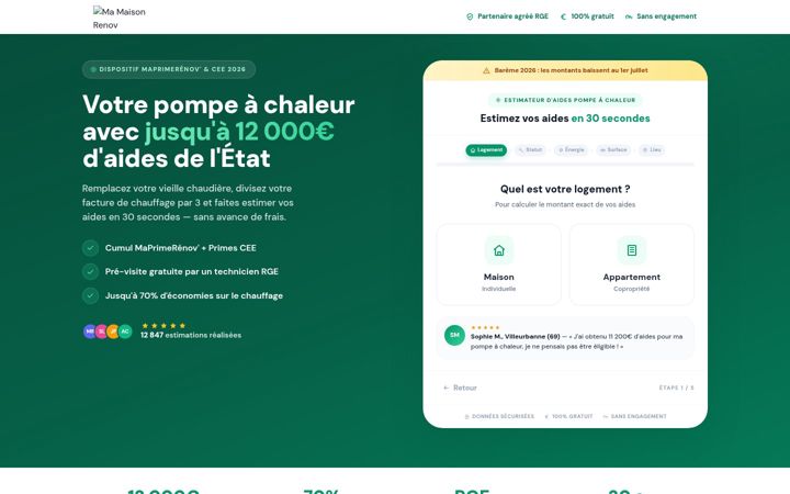 Screenshot of ma-maison-renov.com