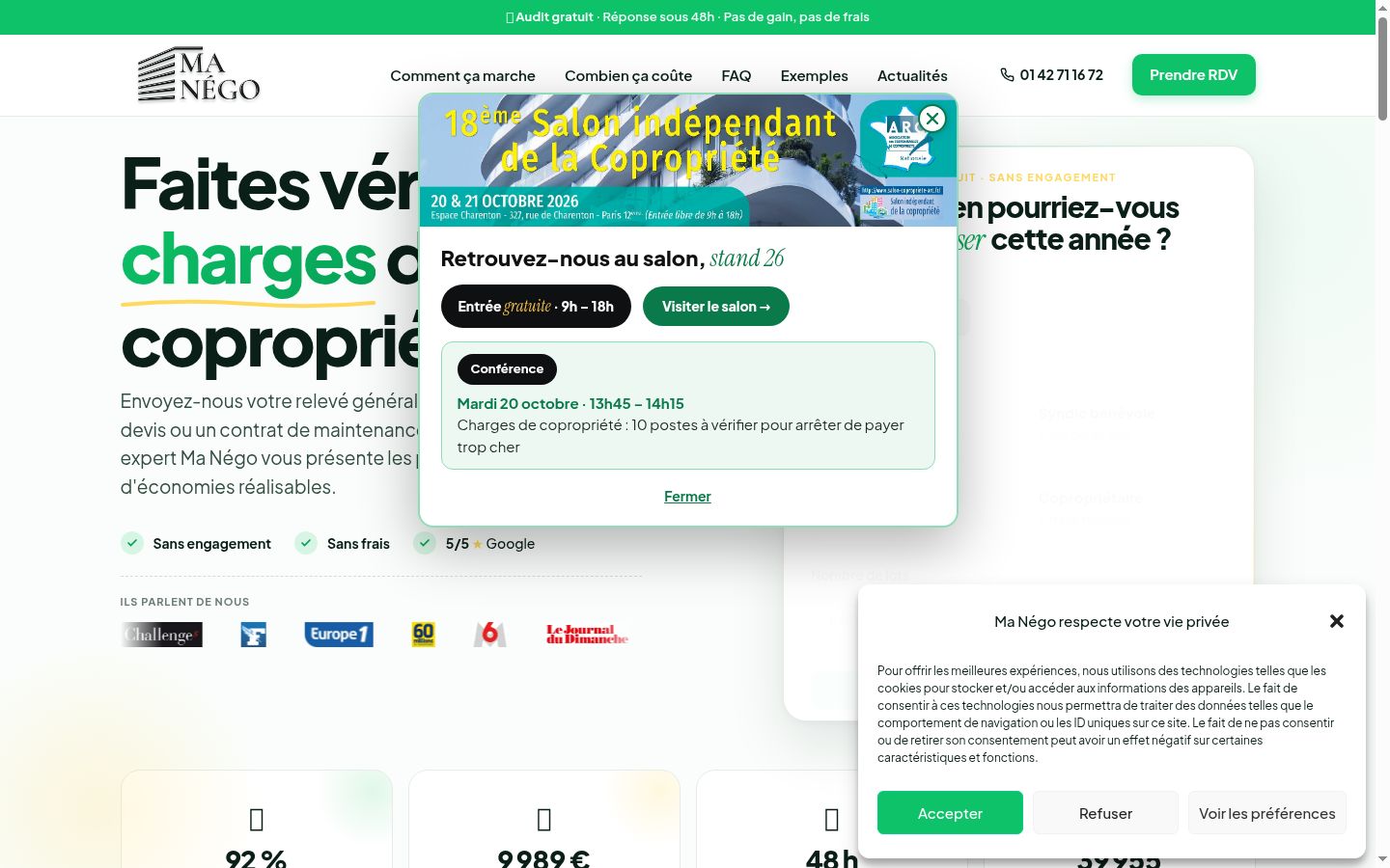 Zrzut ekranu banera zgody wyświetlanego przed jakąkolwiek interakcją