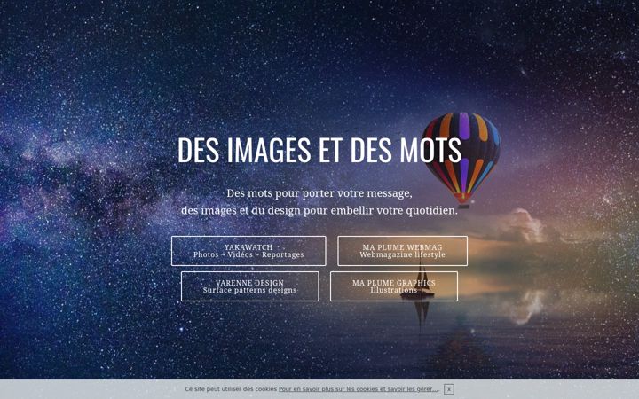 Screenshot of ma-plume-webmag.com