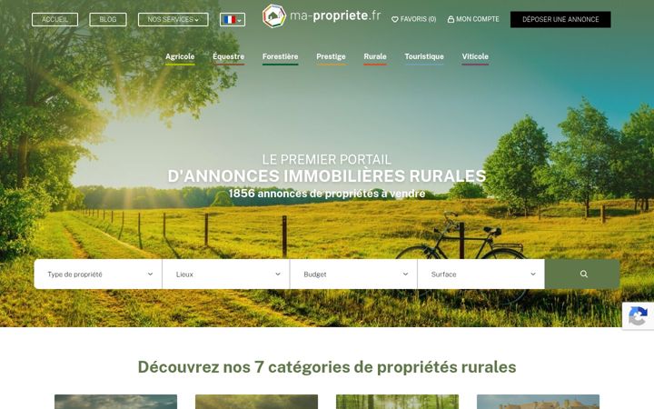 Screenshot of ma-propriete.fr