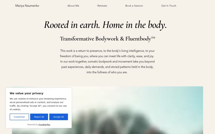 Screenshot of ma-riya.com