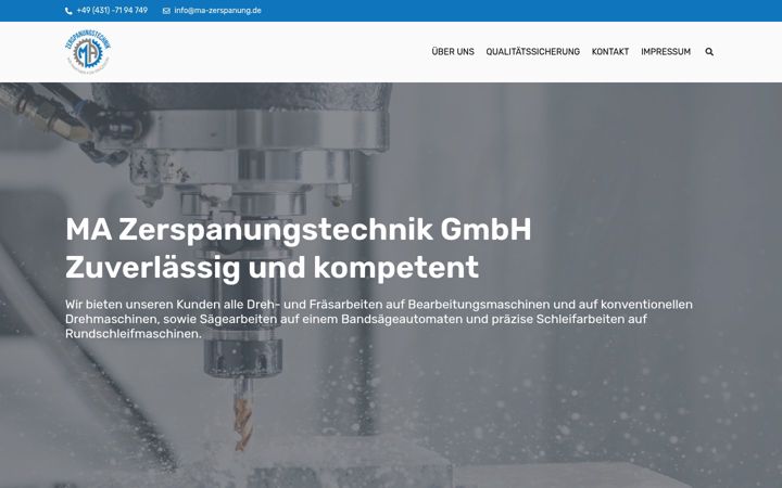 Screenshot of ma-zerspanung.de