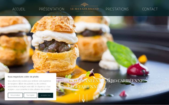 Screenshot of maa-gourmand.com