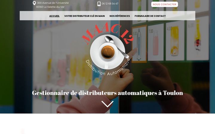 Screenshot of maac12-distribution.fr