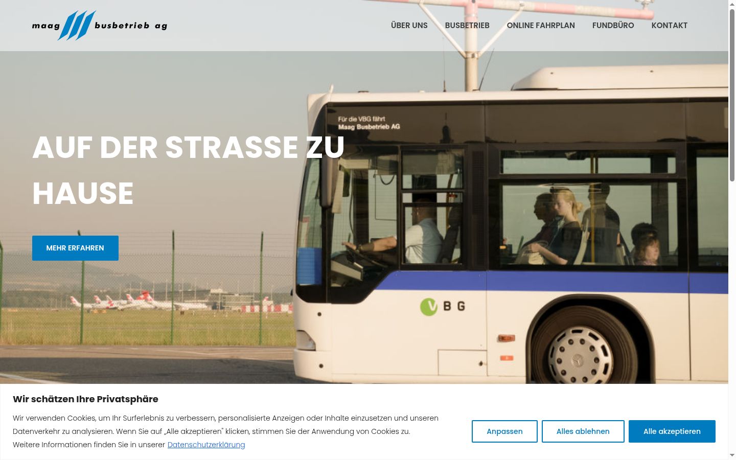 Snímka obrazovky banera súhlasu zobrazeného pred akoukoľvek interakciou