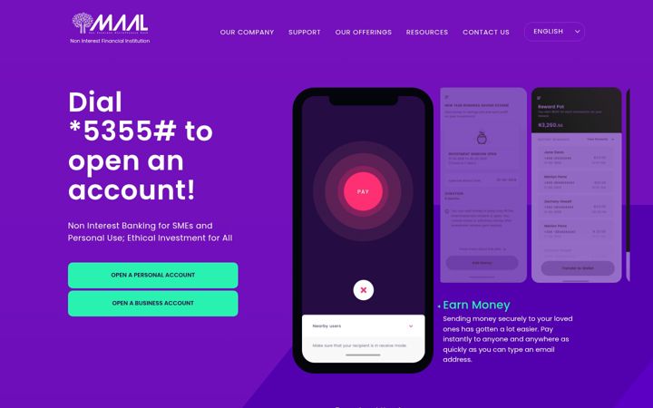 Screenshot of maalbanking.com