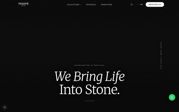 Screenshot of maamihome.com