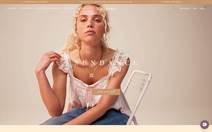 Screenshot of maanesten.com