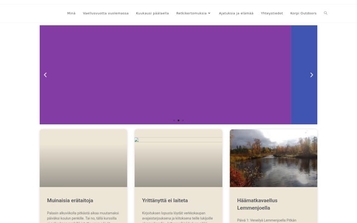 Screenshot of maanjataivaanvali.com