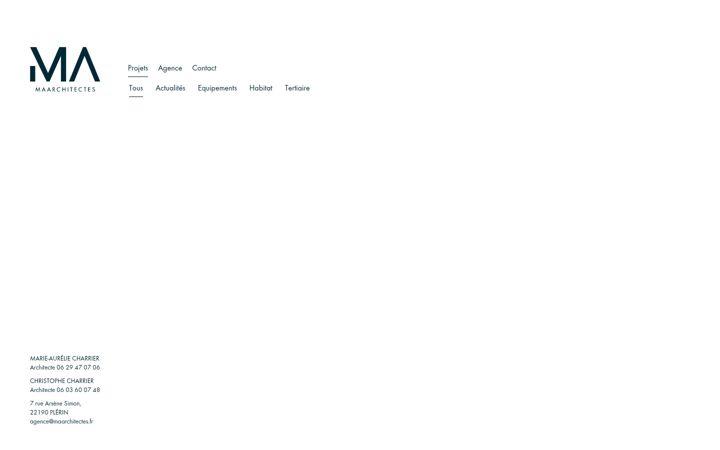 Screenshot of maarchitectes.fr