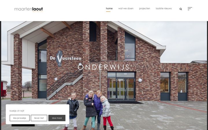 Screenshot of maartenlaout.nl