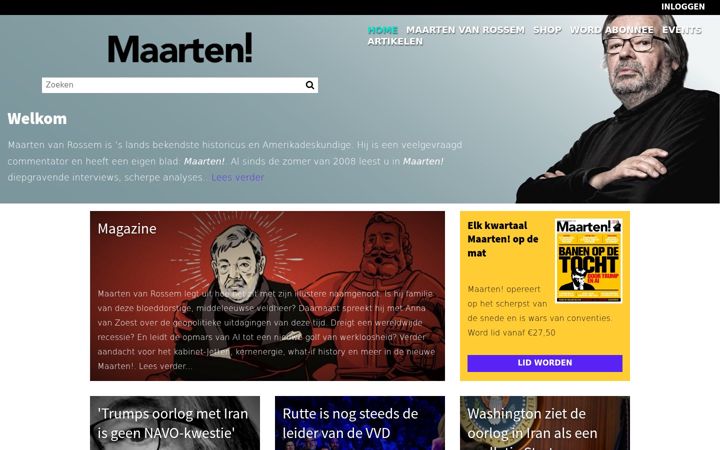 Screenshot of maartenonline.nl