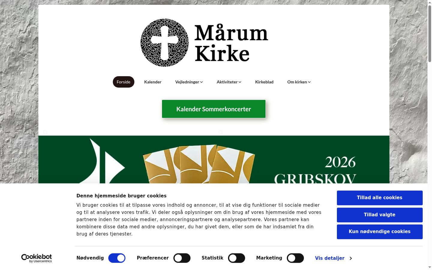 Screenshot van de toestemmingsbanner zoals getoond vóór enige interactie