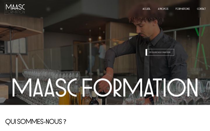 Screenshot of maasc-formation.com