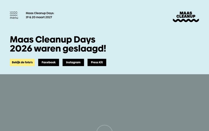 Screenshot of maascleanup.nl