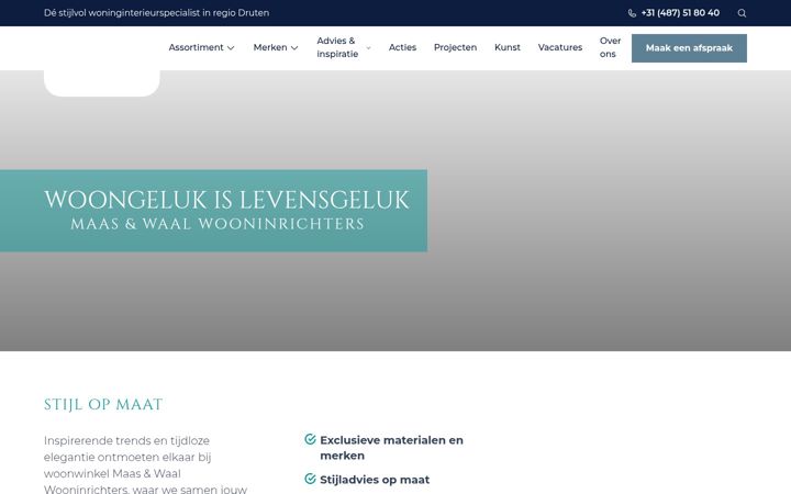 Screenshot of maasenwaalwooninrichters.nl