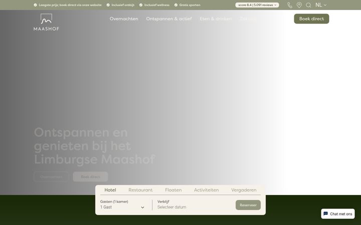 Screenshot of maashof.com