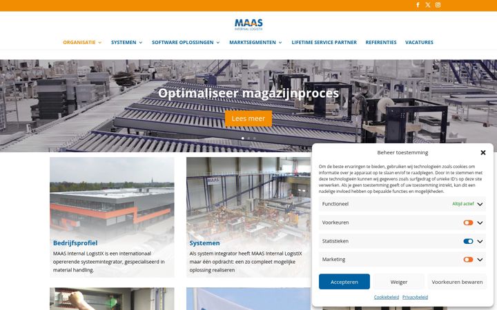 Screenshot of maasil.nl