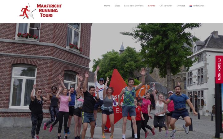 Screenshot of maastrichtrunningtours.nl