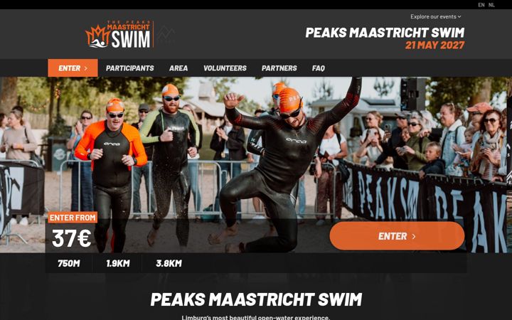 Screenshot of maastrichtswim.com