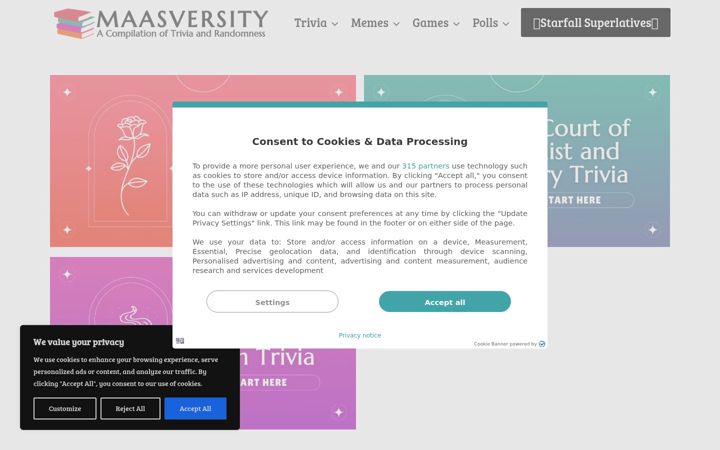 Screenshot of maasversity.com