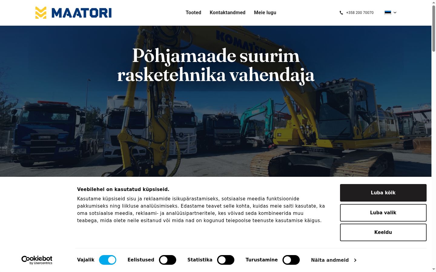 Sutikimo reklamjuostės, rodytos prieš bet kokią sąveiką, ekrano kopija