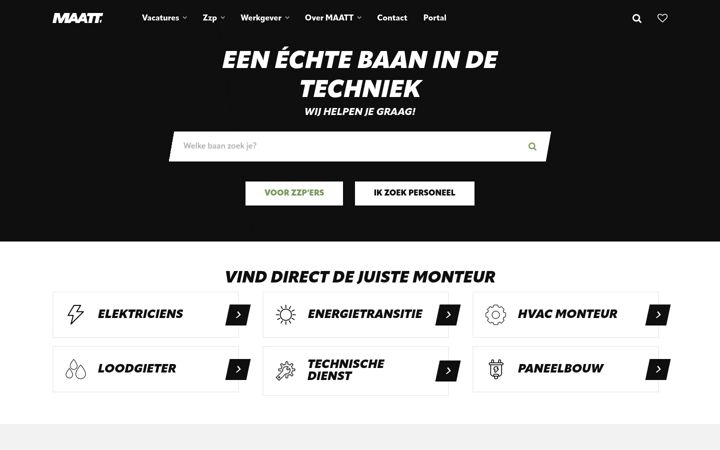 Screenshot of maatt.nl