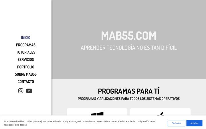 Screenshot of mab55.com
